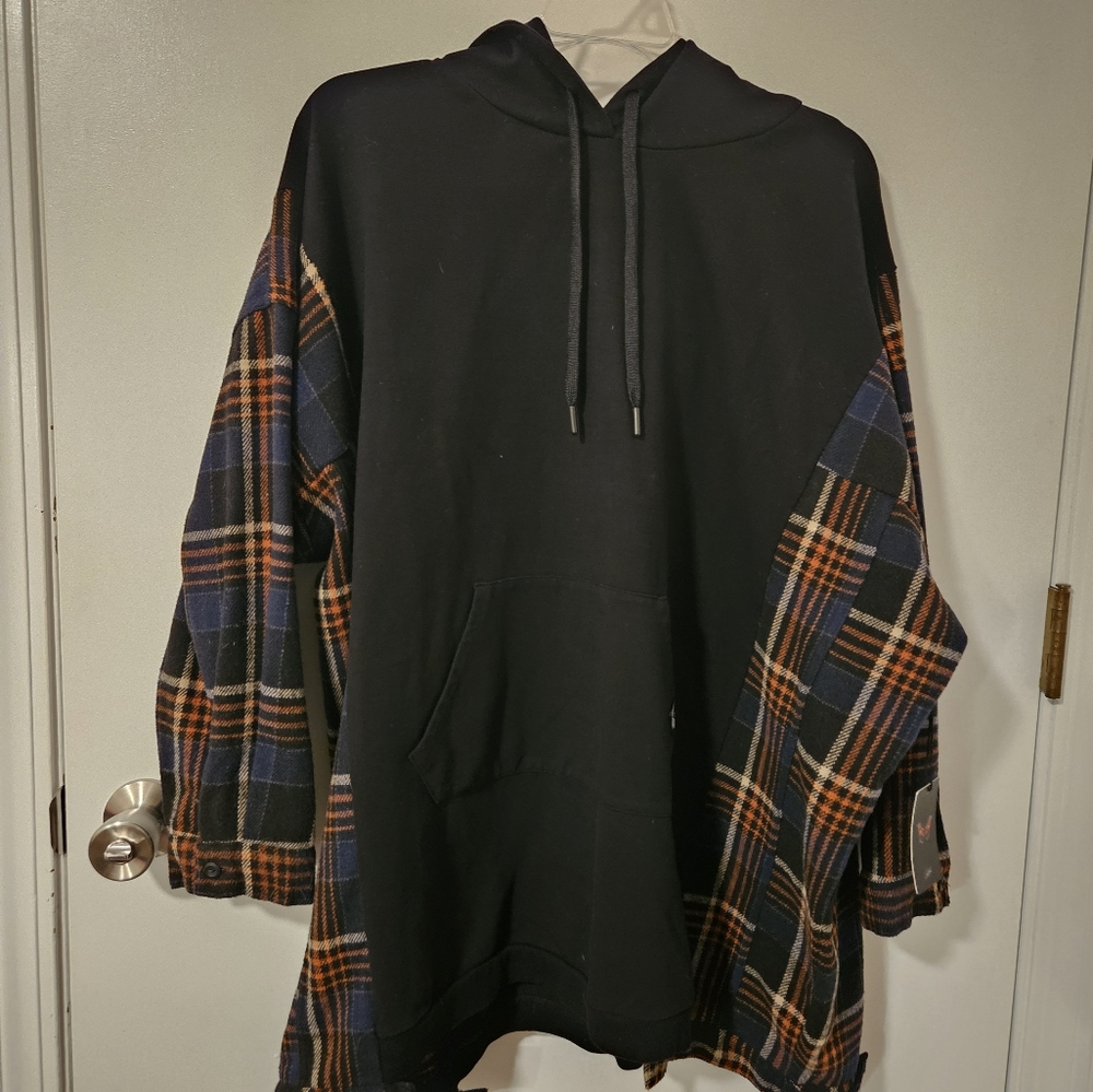 Frankie flannel hoodie